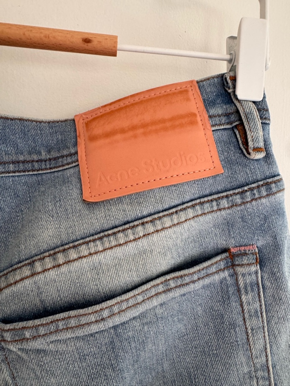 ACNE STUDIOS River jeans Powder Blue 34/32 mens - Picture 2 of 8